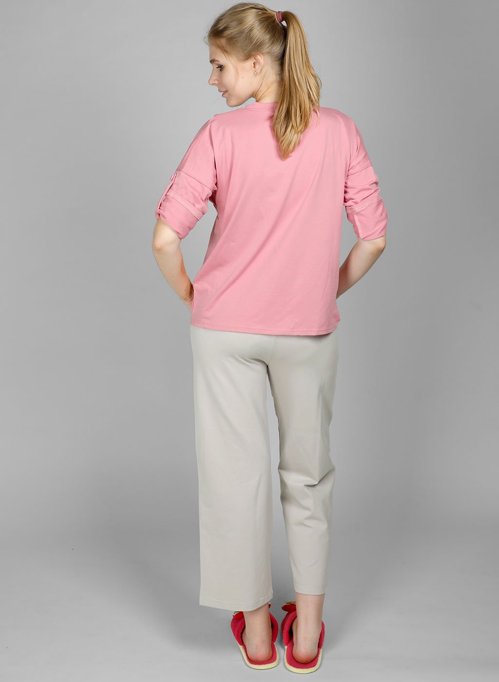 Rosy Pink Maternity & Nursing Pajamas