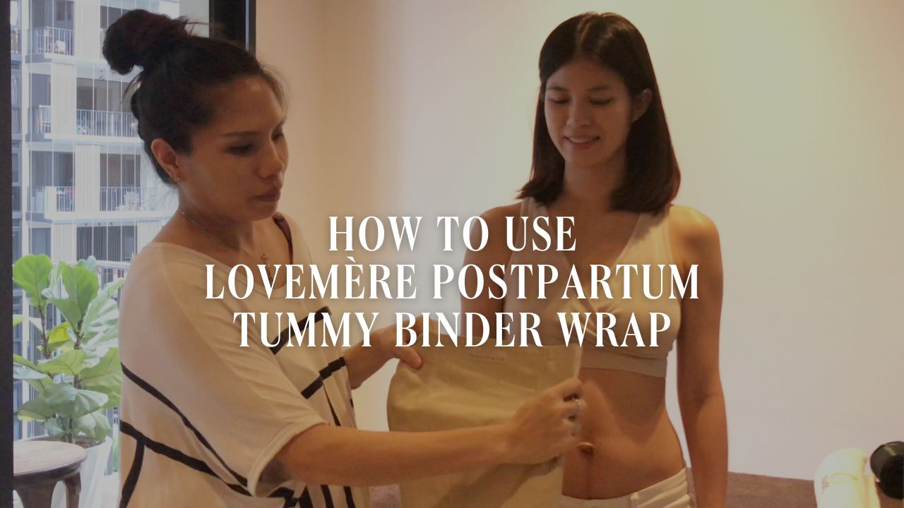 How to use Postpartum Tummy Wrap Binder - Lovemere
