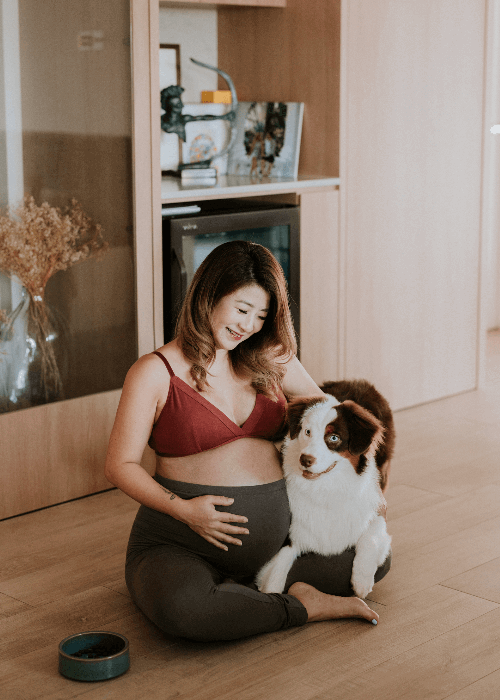 Stella Ng Wearing Brooklyn Triangle Nursing Bra